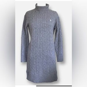 NWT Ralph Lauren Gray Sweater Dress XXL